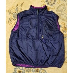 VTG Patagonia Puff Ball Vest  Blueberry Bright Purple Mens M Puffball USA 90S